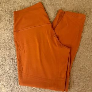 Lululemon Align High-Rise Pant 25" Canyon Orange Size 12